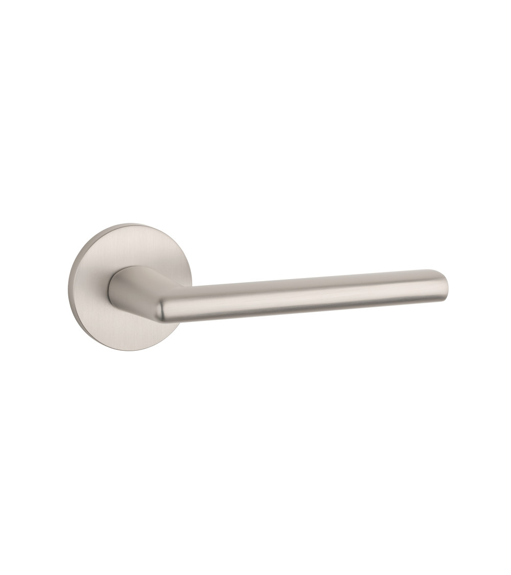 Poignée de porte nickel satiné KALMIA poignée design
