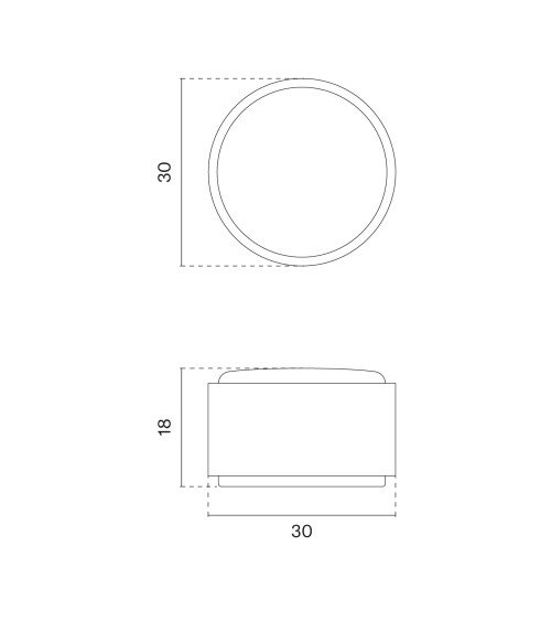 Bouton de meuble noire AS 1061 poignée design