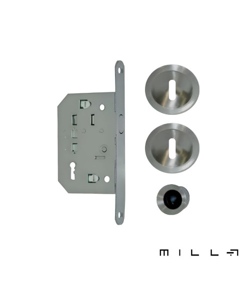 Poignée pour porte coulissante avec clé I acier inoxidable poignée design