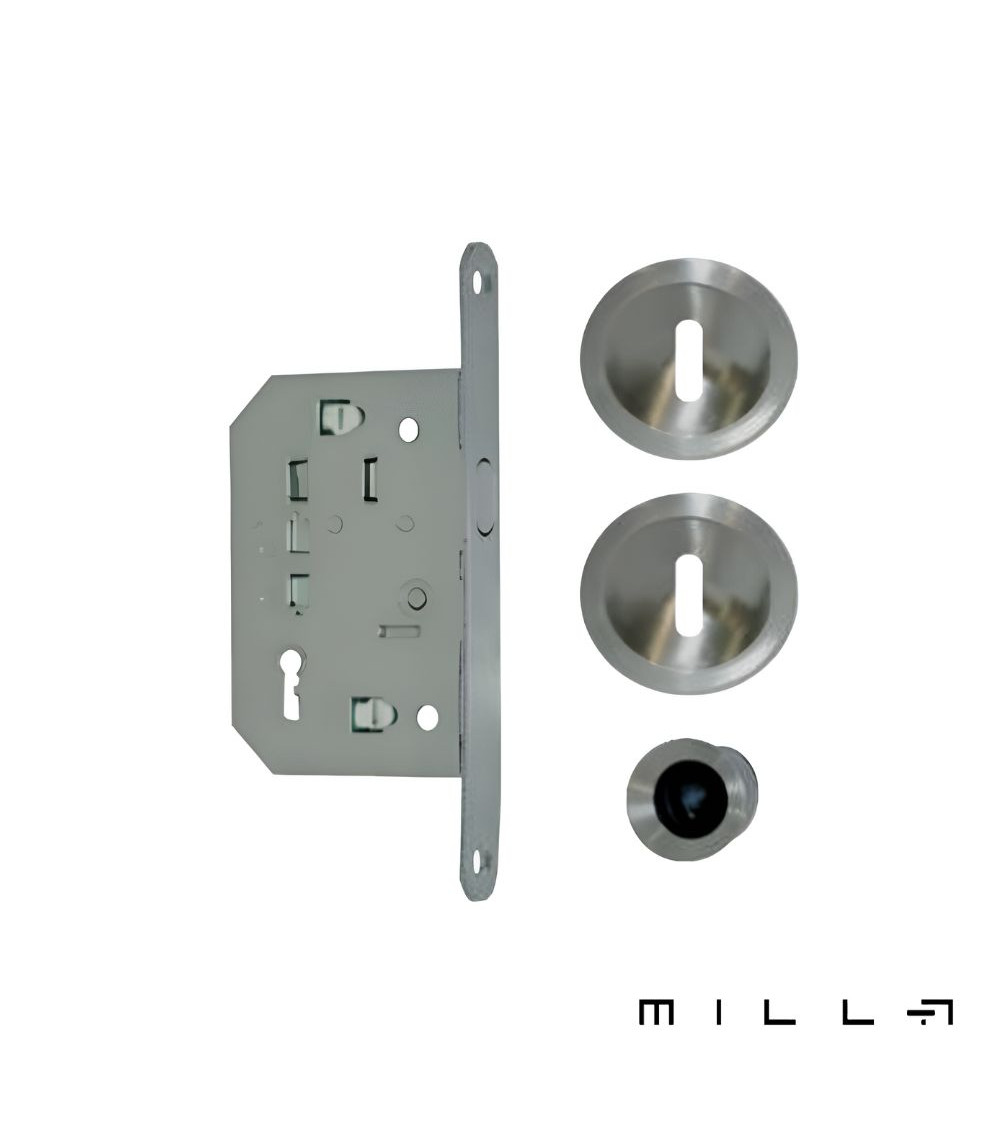Poignée pour porte coulissante avec clé I acier inoxidable poignée design