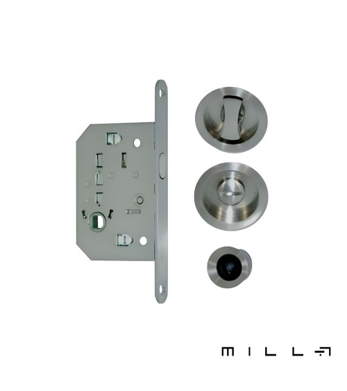 Poignée pour porte coulissante avec condamnation acier inoxidable poignée design