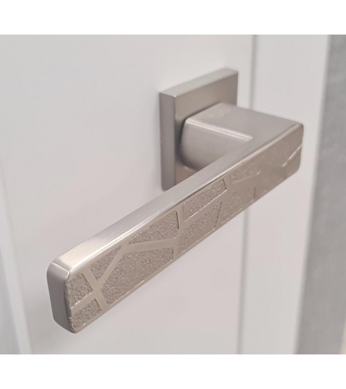 Poignée de porte nickel satiné Volare poignée design