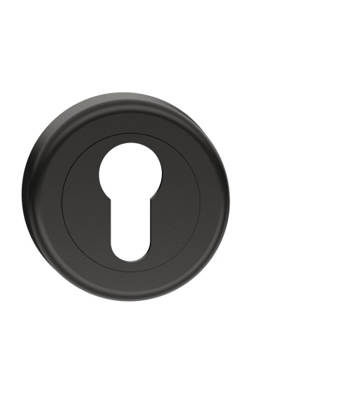 Rosace de porte clé i noire CO R OB poignée design