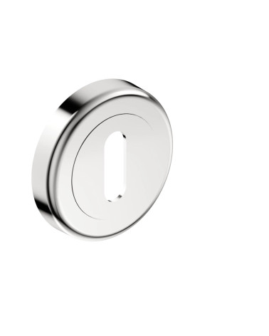 Rosace de porte clé L chrome poli CO R OB poignée design