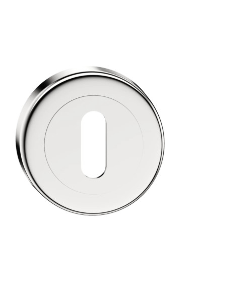 Rosace de porte clé L chrome poli CO R OB poignée design