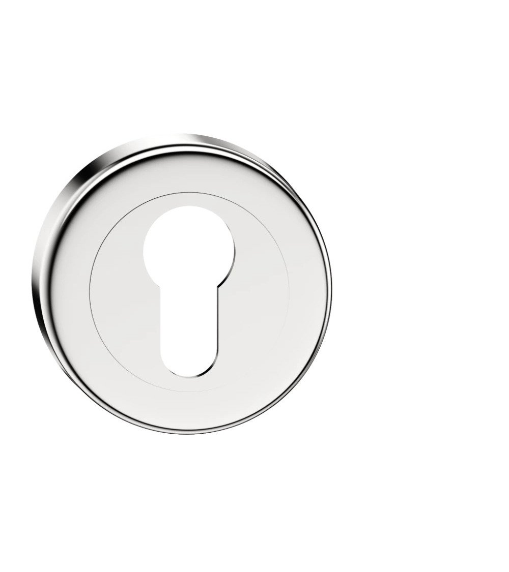 Rosace de porte clé i chrome poli CO R OB poignée design