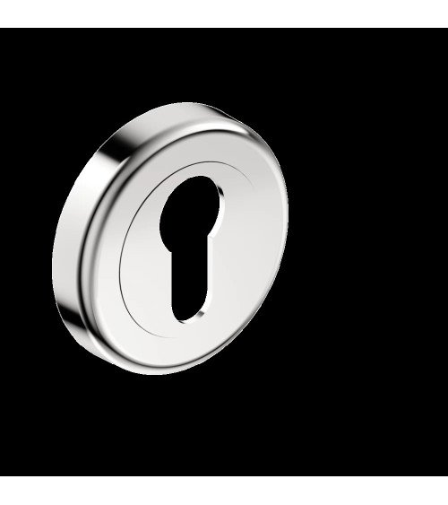 Rosace de porte clé i chrome poli CO R OB poignée design