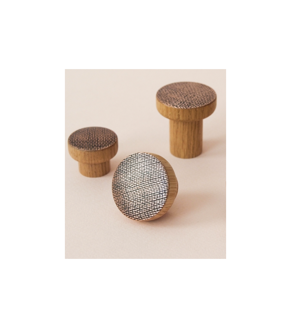 copy of TEMPLATE Bouton de meuble en verre blanc