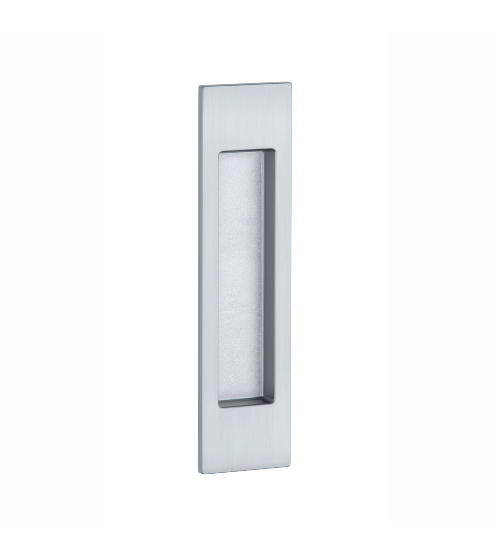 Poignée de porte coulissante chrome satiné APRILE 7039 quincaillerie design