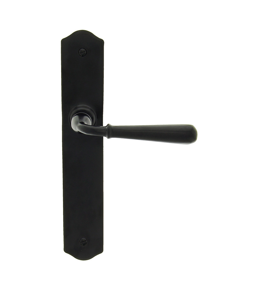 poignée noire sur une plaque longue bec de canne