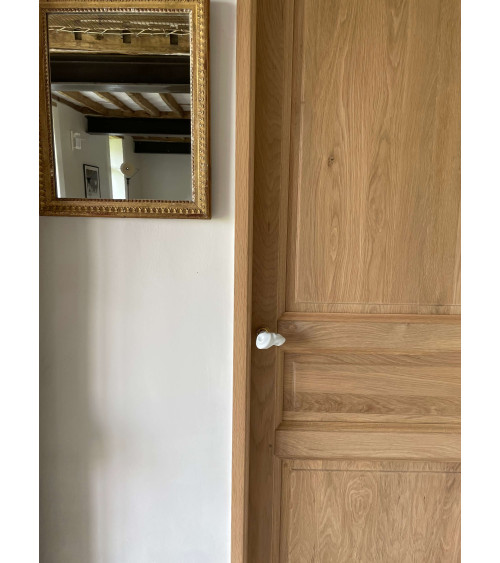 Bouton de porte en porcelaine originale Guimard -  poignée design
