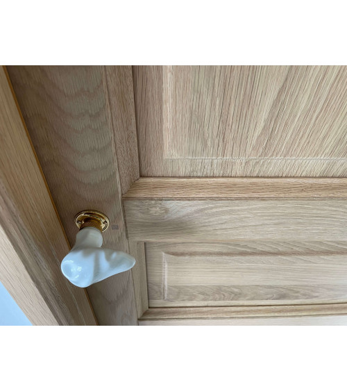Bouton de porte en porcelaine originale Guimard -  poignée design