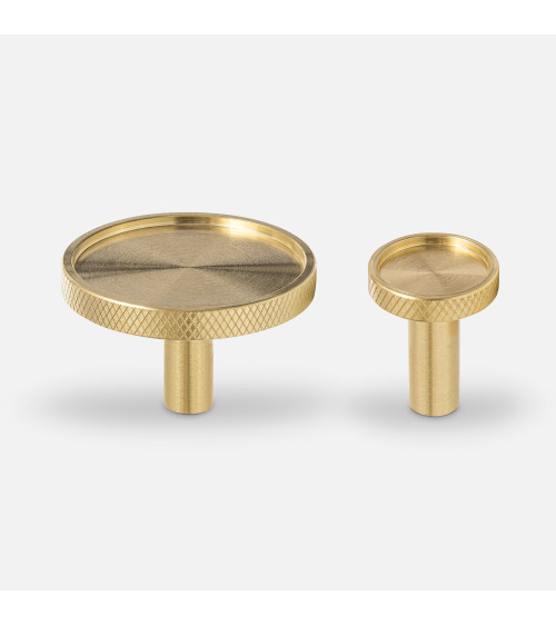 Bouton de meuble en laiton VERA S poignée design