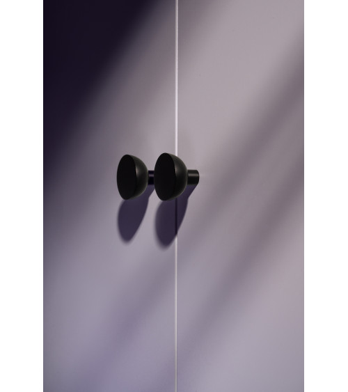 Bouton de meuble noire LUNA M poignée design