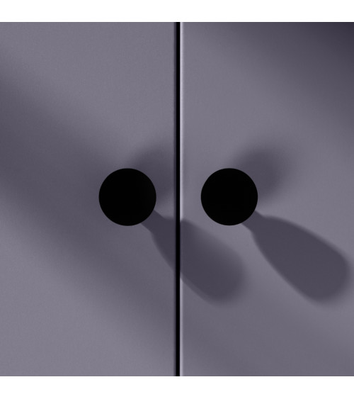 Bouton de meuble noire LUNA M poignée design