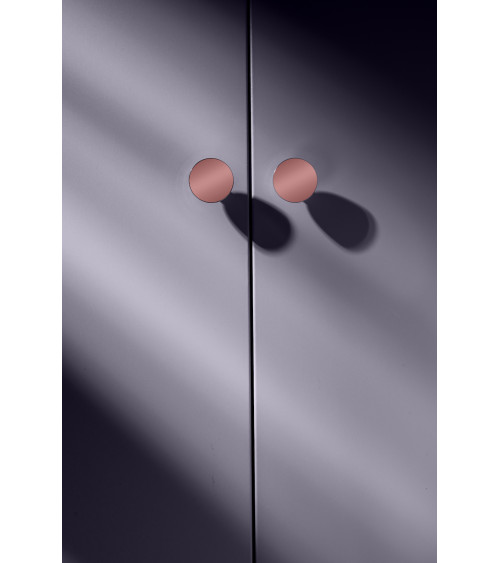 Bouton de meuble en cuivre LUNA M poignée design