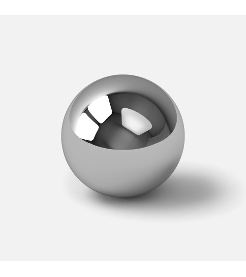 Bouton de meuble chrome poli ODETE M poignée design