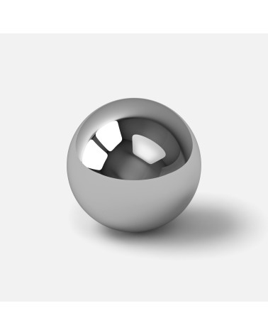 Bouton de meuble chrome poli ODETE M poignée design