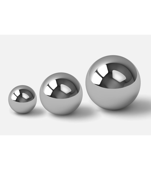 Bouton de meuble chrome poli ODETE M poignée design