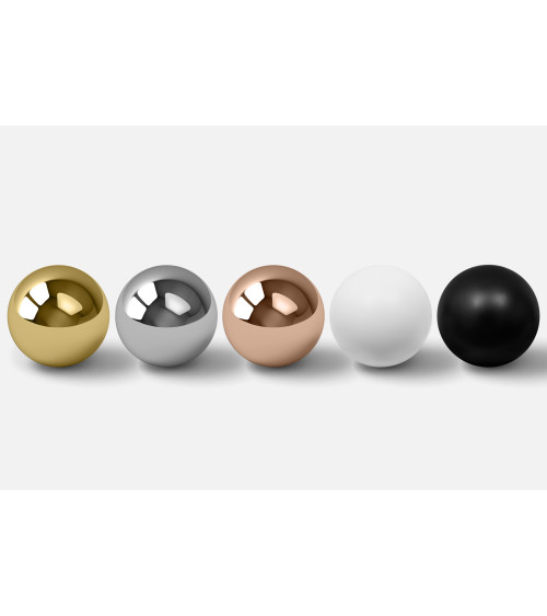 Bouton de meuble en laiton ODETE BLACK M poignée design