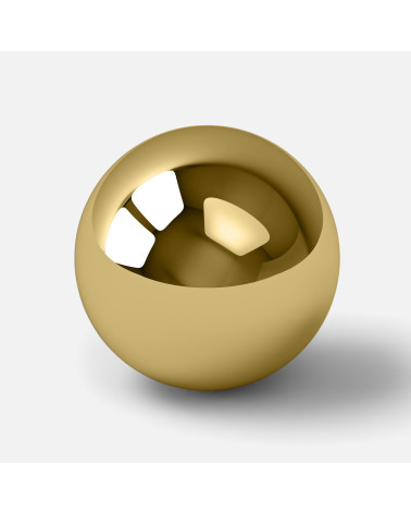 Bouton de meuble or poli ODETE poignée design