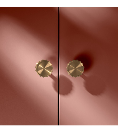 Bouton de meuble or poli LEXI poignée design
