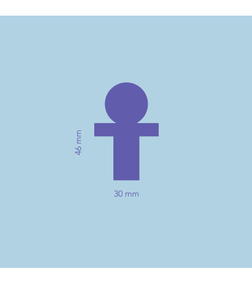 Bouton de meuble or poli/chrome poli POLA poignée design
