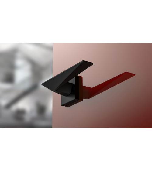 Poignée de porte noire Blade poignée design