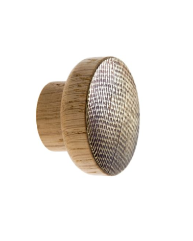 Poignée de meuble en bois laitonné