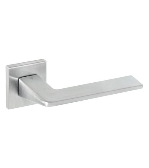 Poignée de porte chrome brossé Vava quincaillerie design