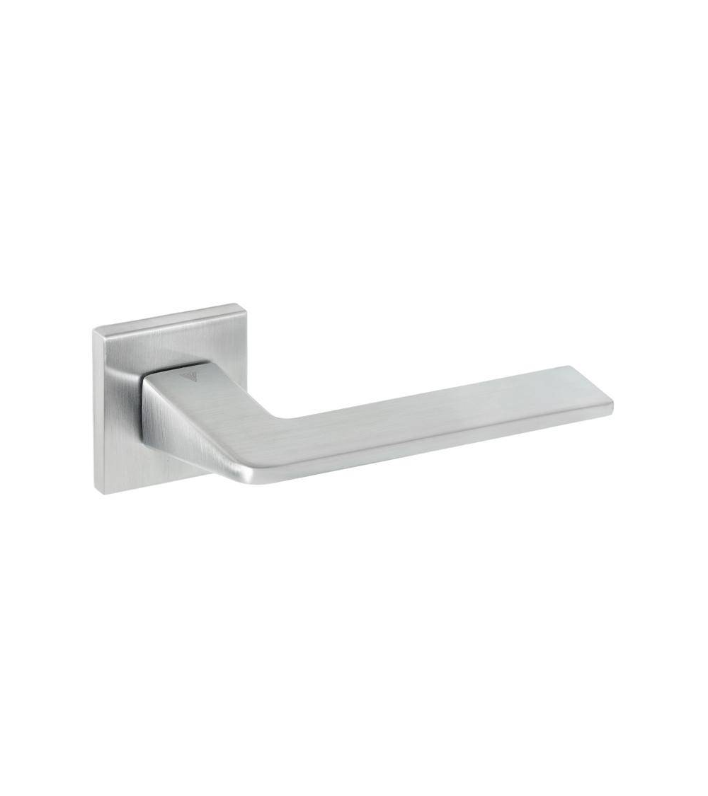 Poignée de porte chrome brossé Vava quincaillerie design