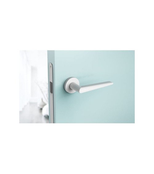 Poignée de porte blanche Arrow quincaillerie design