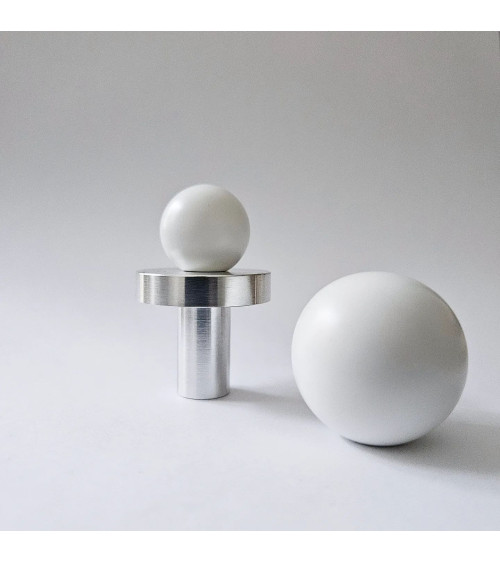 Bouton de meuble blanche ODETE poignée design