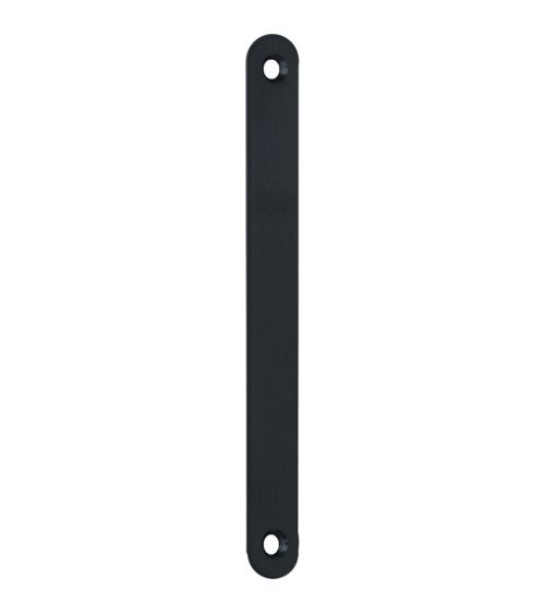 Platine pour porte coulissante de couleur noire mat
