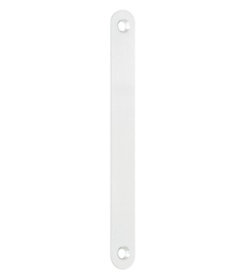 Platine pour porte coulissante de couleur blanc mat