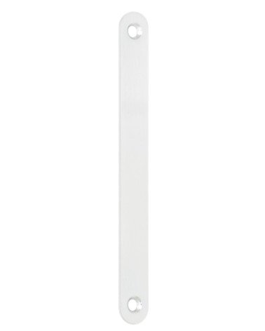 Platine pour porte coulissante de couleur blanc mat