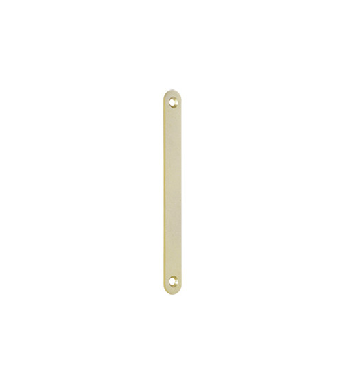 Platine pour porte coulissante de couleur or satiné