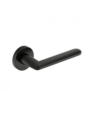 Poignée de porte noire Spark poignée design vue de haut inclinée