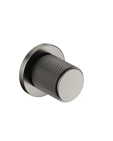 Bouton de porte texturée graphite Time poignée design