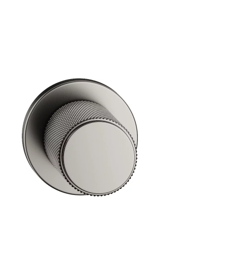 Bouton de porte texturée graphite Time poignée design