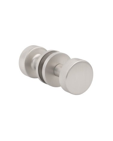 Bouton de porte nickel satiné TUJA poignée design