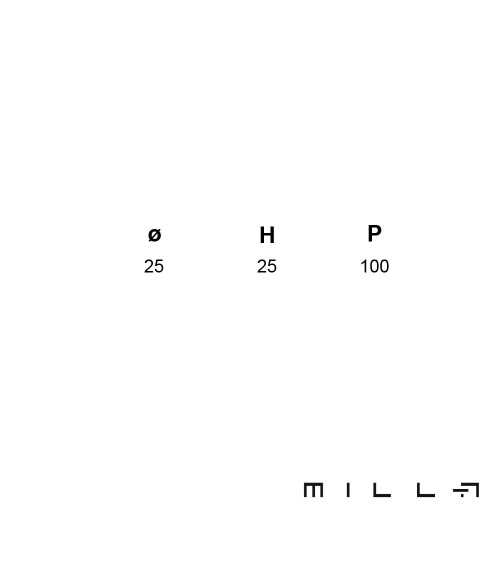 Bouton de meuble cuivre AMBIENT poignée design