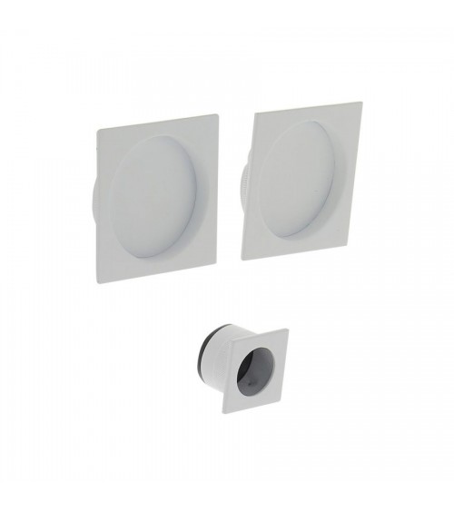 Poignée pour porte coulissante chrome brossé poignée design