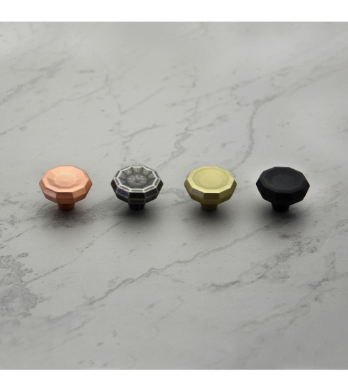 Bouton de meuble anthracite CAMPANA poignée design