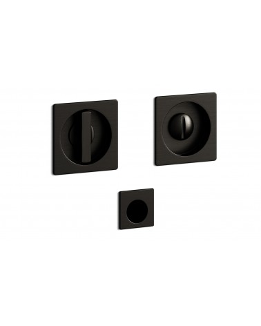 Poignée de porte graphite encastrée avec la serrure, pour porte coulissante, MANDELLI 1108TN/S -  poignée design