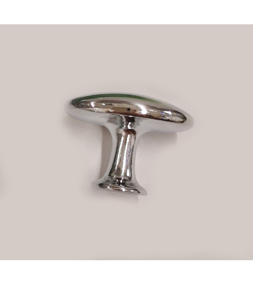 Bouton de meuble chrome poli NAPOLI poignée design