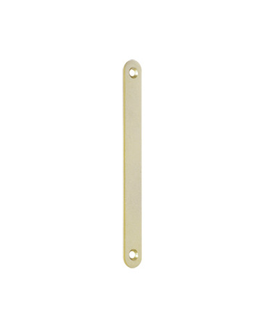 Platine pour porte coulissante de couleur or satiné