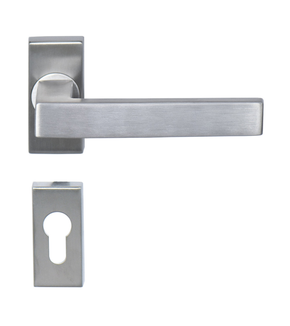 Poignée de porte MAJESTEA pour profils etroits, Grade 3 usage intensif