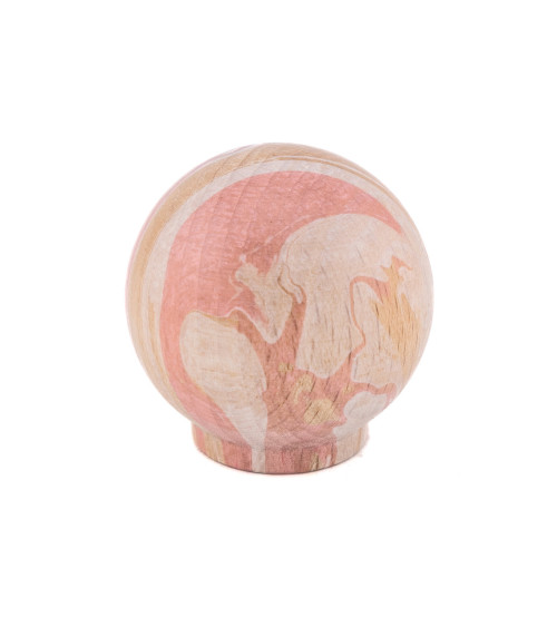 Bouton de meuble en bois de hêtre Rose Ebru