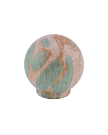 Bouton de meuble en bois de hêtre Aqua Ebru
